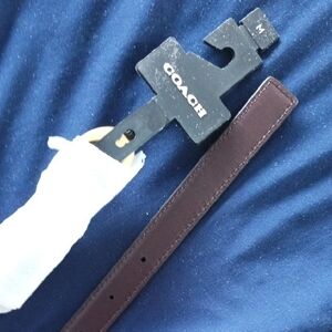 Coach Brown Leather Belt